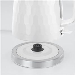 Russell Hobbs 26050-70 Hervidor Honeycomb Blanco 1.7L, Ebullición Rápida, Diseño con Textura de Colmena y Acero Inoxidable Russell Hobbs 26050-70 Hervidor Honeycomb Blanco 1.7L, Ebullición Rápida, Diseño con Textura de Colmena y Acero Inoxidable