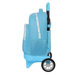 Mochila Escolar con Ruedas Benetton Spring Azul cielo 33 X 45 X 22 cm Mochila Escolar con Ruedas Benetton Spring Azul cielo 33 X 45 X 22 cm