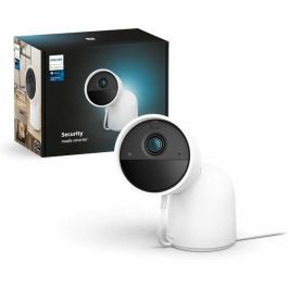 Philips Hue Cámara Secure con cable y soporte de escritorio - HD 1080P - Interior o exterior - Blanca