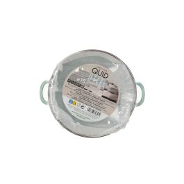 Quid Cacerola Cocco 18 cm Acero Esmaltado Verde, Antiadherente, Asas Baquelita, Apta para Vitro, Gas, Eléctrica, Lavavajillas