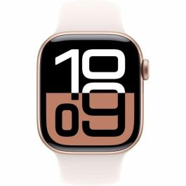 Apple Watch Series 10 GPS - 42 mm - Caja de aluminio en oro rosa - Correa deportiva color rubor claro - M/L