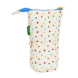 Estuche Cubilete Benetton Topitos Blanco (8 x 19 x 6 cm) Estuche Cubilete Benetton Topitos Blanco (8 x 19 x 6 cm)