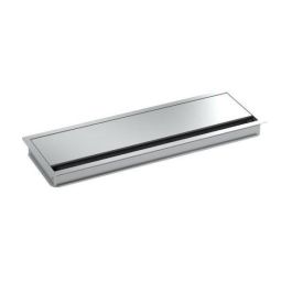 Bachmann Pasacables 360x120 mm, Silver, para Mesas de Oficina y Conferencias Precio: 72.49999955. SKU: B18PLSPPCL