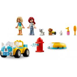 LEGO 42635 Juguete Set Peluquería Canina Móvil Friends con 2 Minipersonajes, 2 Perros y Accesorios para Niños +4 años