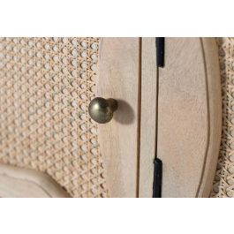 GINER Y COLOMER Mueble TV de Madera de Mango con 4 Puertas, Diseño Artesanal Natural