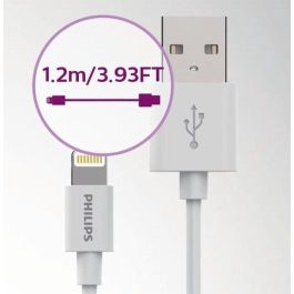 Philips Cable Lightning a USB 1.2m para iPhone, iPad - Compatible con dispositivos Apple Precio: 3.7268. SKU: B1KDVMW29P