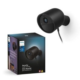 Philips Hue Cámara Secure con cable AAAAQ79290 - HD 1080P Interior y Exterior - Control por Aplicación - Color Negro