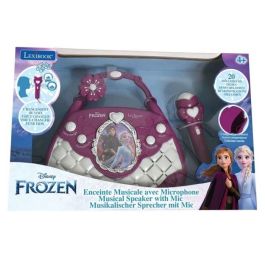 Lexibook THE SNOW QUEEN Bolso de mano infantil con altavoz musical y micrófono cambiador de voz, entrada auxiliar