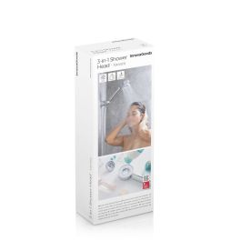 Alcachofa de Ducha Doble con Dispensador 3 en 1 Xawara InnovaGoods Alcachofa de Ducha Doble con Dispensador 3 en 1 Xawara InnovaGoods