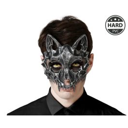 Máscara de Cráneo de Lobo Negro para Halloween Hombre Adulto - Diseño Animal y Macabro para Fiestas y Fotos Precio: 0.99000022. SKU: B185V33WFS