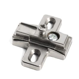 Salice B2V3BW9R Base Avión Zamak Inclinable para Bisagras, Regulación de Ángulo -7.5° a +7.5° para Montajes Angulares Precio: 1.79000019. SKU: B1B727TF8L