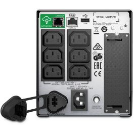 APC SMT750iC Smart-UPS Tower 750VA 500W Línea Interactiva con SmartConnect y Smartslot