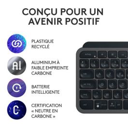 Logitech MX Keys S Combo Performance con MX Master 3S, Teclado MX Keys S, Reposamuñecas MX Palm Rest - Serie Master