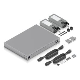 Ubiquiti EFG Gateway Empresarial Gris Montaje en Rack 2000 MHz 16 GB RAM 23500 Mbit/s Firewall 2 Puertos SFP+ Administracion Web