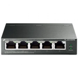 TP-Link TL-SG105PE Switch Gigabit Smart PoE+ de 5 Puertos RJ45 con 65W de Potencia PoE Total Precio: 47.49999958. SKU: S55065630