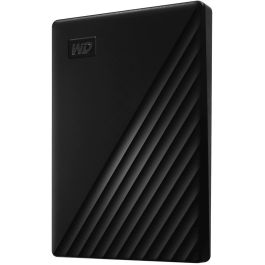 Western Digital My Passport 2TB USB 3.0 Disco Duro Externo Portátil Negro – Conexión Rápida Plug & Play y Cifrado AES 256-bit