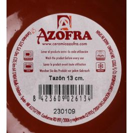 Tazón Azofra 13.5 x 6.2 cm (26 Unidades) Tazón Azofra 13.5 x 6.2 cm (26 Unidades)