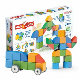 Geomag GEO1686145317319 Bloques Magnéticos Mi Pequeño Mundo de Formas - 25 Piezas - Educativo - Plástico Reciclado - 12+ Meses