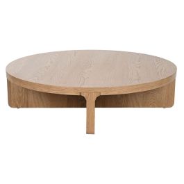 Mesa de Centro Home ESPRIT Natural madera de roble 121 x 121 x 32 cm Precio: 550.68999942. SKU: B1BX2SS664