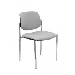 Silla Piqueras Y Crespo Villalgordo Confidente Chasis Cromo Asiento Y Respaldo Tapizados Bali Gris Precio: 160.49999988. SKU: S5703290