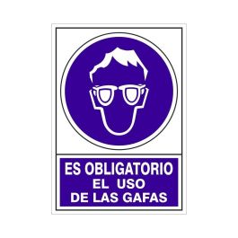 Señal 610 Plast.295X210 ''Obli.Uso Gafas'' Es Obligatorio El Uso De Las Gafas Duver Precio: 6.50000021. SKU: B1EKEN7R5R