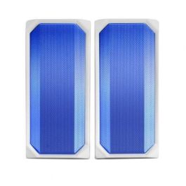 Mars Gaming MSRGBW Altavoces Gaming 2.0 con Bluetooth 5.0, 15W de Potencia, Iluminación RGB FULL MESH y Procesador DSP, Blancos