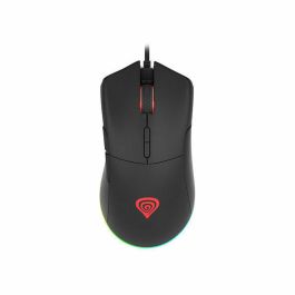 GENESIS Krypton 290 Ratón Gaming Óptico 6400 DPI USB con 7 Botones Programables, Diseño Ergonómico Mano Derecha e Iluminación RGB Blanco
