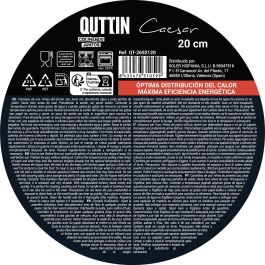 Quttin Sarten Acero Inoxidable 20 cm 0.7 mm Caesar (6 Unidades)