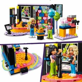 LEGO 42610 Friends Karaoke, Juguete Musical con Muñecas Liann y Nova y Figura Gecko