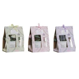 Ambientador Mikado Shabby DKD Home Decor Lila Verde 9 x 22 x 16 cm Set de 2 (3 Unidades)