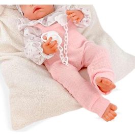 New born niña peto rosa con diadema ref: 8124-24 45 cm New born niña peto rosa con diadema ref: 8124-24 45 cm