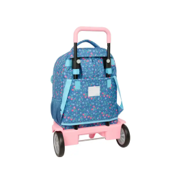 Safta Mochila Escolar Grande con Ruedas Compact Evolution Extraíble Frozen 450x330x220 mm
