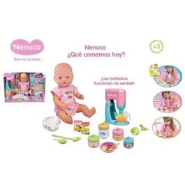 Muñeco nenuco ¿qué comemos hoy? con batidora normal y de reposteria y muchos accesorios 42 cm Muñeco nenuco ¿qué comemos hoy? con batidora normal y de reposteria y muchos accesorios 42 cm