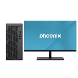 Phoenix Kit Ordenador Core i3-14100 8GB DDR5 512GB SSD Windows 11 Pro + Monitor Prisma 27" IPS Full HD 100Hz