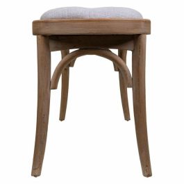 Banqueta Alexandra House Living Gris Madera de caucho 37 x 47 x 110 cm