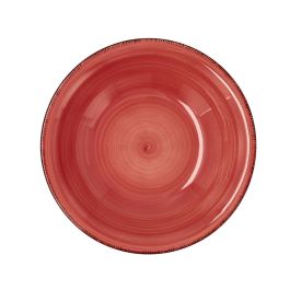 Quid Plato Hondo Coral Vita Cerámico Rojo 21,5 cm Set 12 Unidades, Pintado a Mano, Apto Lavavajillas y Microondas. Precio: 38.89000016. SKU: S2709892