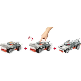 Mondo Motors MON8001011512218 Vehículo motorizado Hot Wheels Monster Action Hotweiler Sonidos y Luces 23cm