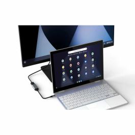 HYPER HD425A Adaptador de vídeo con Conector USB Tipo C Macho a HDMI, Fabricado en Acero Inoxidable HYPER HD425A Adaptador de vídeo con Conector USB Tipo C Macho a HDMI, Fabricado en Acero Inoxidable