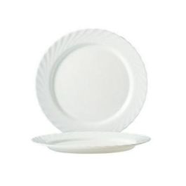 ARC Trianon Plato Llano de Vajilla Opal Blanco, 19.5 cm - Colección Trianon, Grabado (Set de 12) Precio: 2.59000016. SKU: B1FESTSE8N