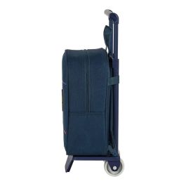 Mochila Escolar con Ruedas F.C. Barcelona Azul (22 x 28 x 10 cm) Mochila Escolar con Ruedas F.C. Barcelona Azul (22 x 28 x 10 cm)