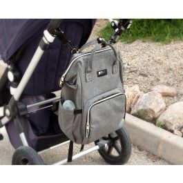 Bolso Mochila De Maternidad Gris Bolso Mochila De Maternidad Gris