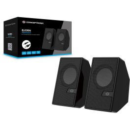 CONCEPTRONIC ALTAVOCES 2.0 6W COLOR NEGRO JACK 3.5" Y BLUETOOTH ALIMENTACION USB