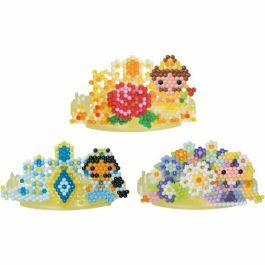 Aquabeads La Tiara de las Princesas Disney: Crea Diademas de Belle, Jasmine y Rapunzel con Perlas y Agua