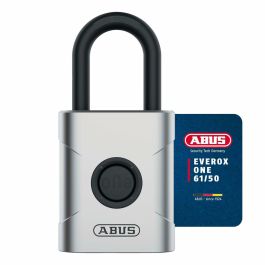 Abus ABU4003318991929 Candado de seguridad inteligente EVEROX One 61/50 mm con Bluetooth