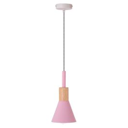 Lámpara Colgante Talisay SKD-P80004 Diseño Industrial de Metal para Interiores, Compatible Bombilla E27, Cable Regulable en Altura