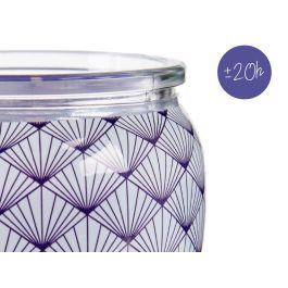 Vela Perfumada Cristal Tarta de Arándano Acorde 7.5x6.3x7.5 cm Morado (12 Unidades)