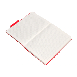 Antartik Cuaderno A5 Tapa Dura Hojas Cuadriculadas Rojo 100 Hojas 80gr FSC