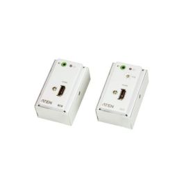 Aten VE807-AT-G Extensor Audio/Video Transmisor y Receptor 1920x1200 Pixeles Cat5e/Cat6 Blanco