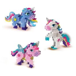 Perlas para planchar - Unicornios - SES CREATIVE - Crea magníficos unicornios en 3D.