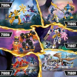 LEGO 71806 Meca Elemental de la Tierra de Cole Ninjago: El Renacer de los Dragones, Set de Construcción Articulado para Niños +7 años